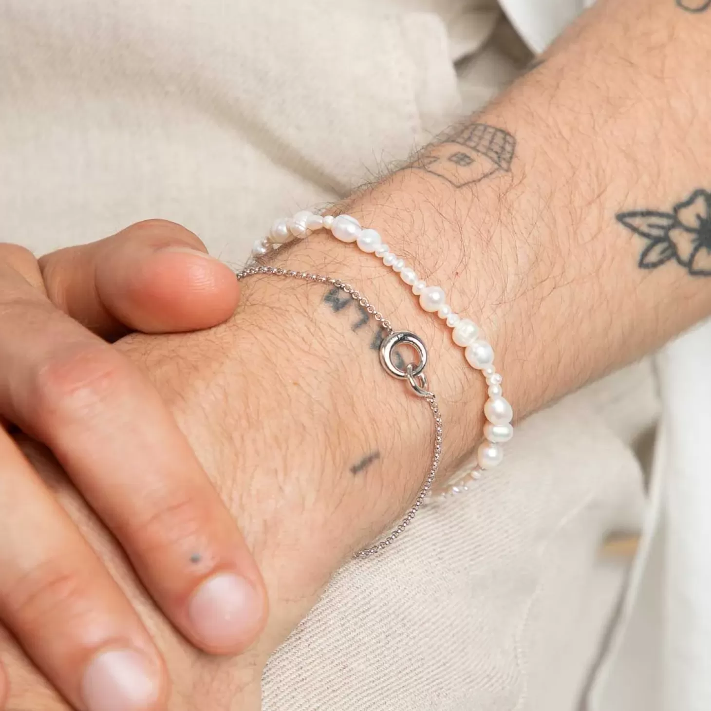 Astrid & Miyu Dome Link Bracelet In Silver Rhodium Plated Recycled Sterling Silver Best Sale