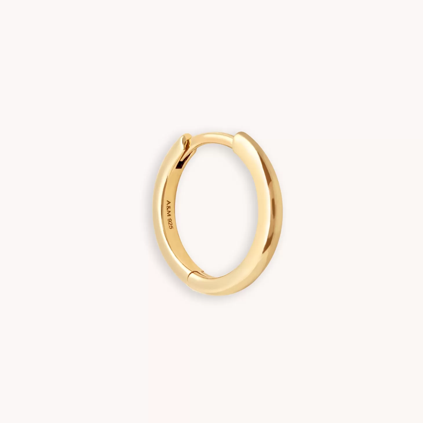 Astrid & Miyu Essential 11.5Mm Hoop In Gold 18K Gold Plated Sterling Silver Store