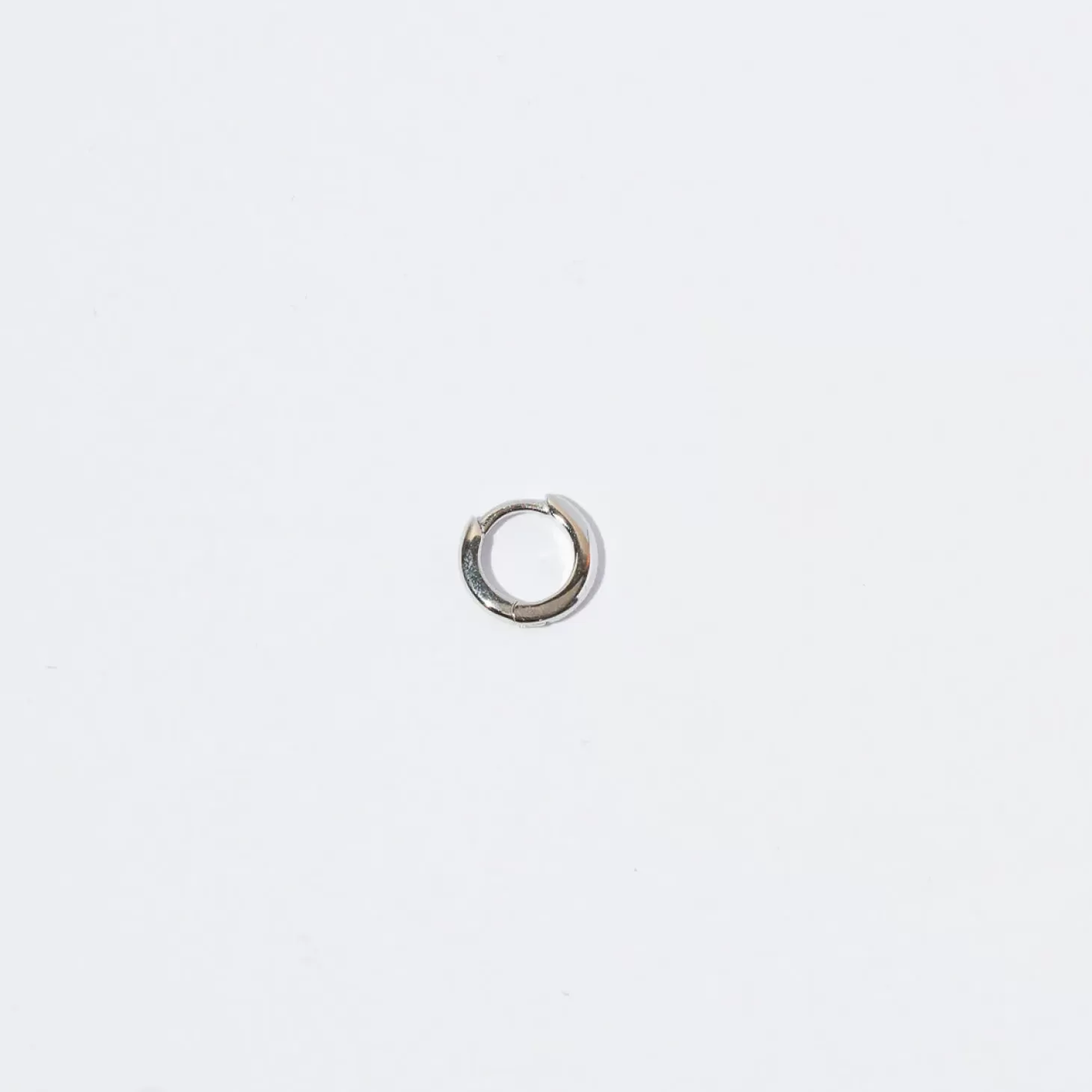 Astrid & Miyu Essential 6.5Mm Hoop In Silver Rhodium Plated Sterling Silver Hot