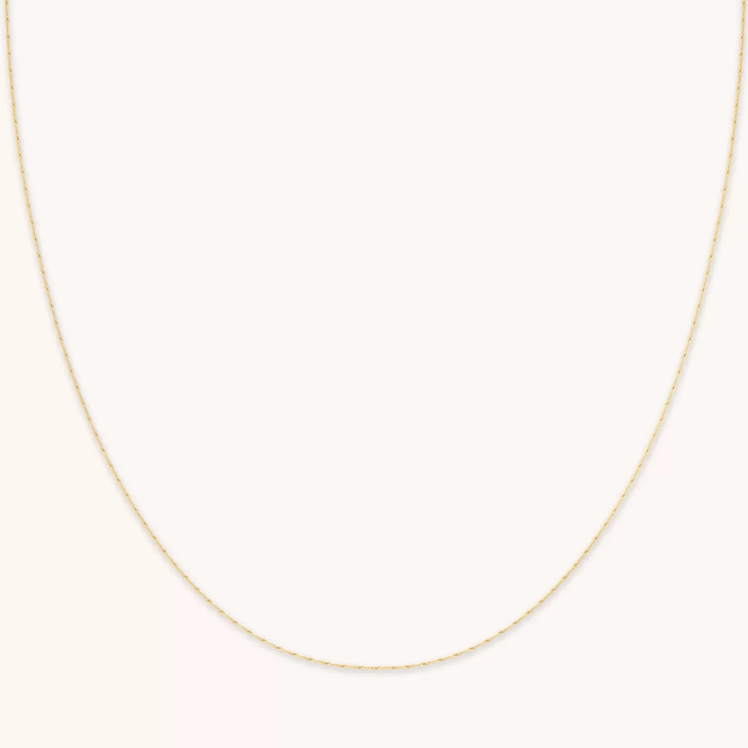 Astrid & Miyu Marylebone Chain Necklace In Solid Gold 9K Gold Shop
