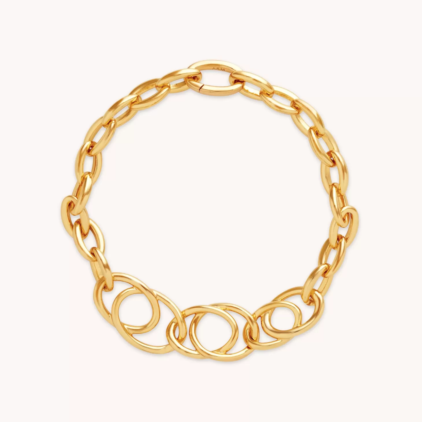 Astrid & Miyu Orbit Chain Bracelet In Gold 18K Gold Plated Discount