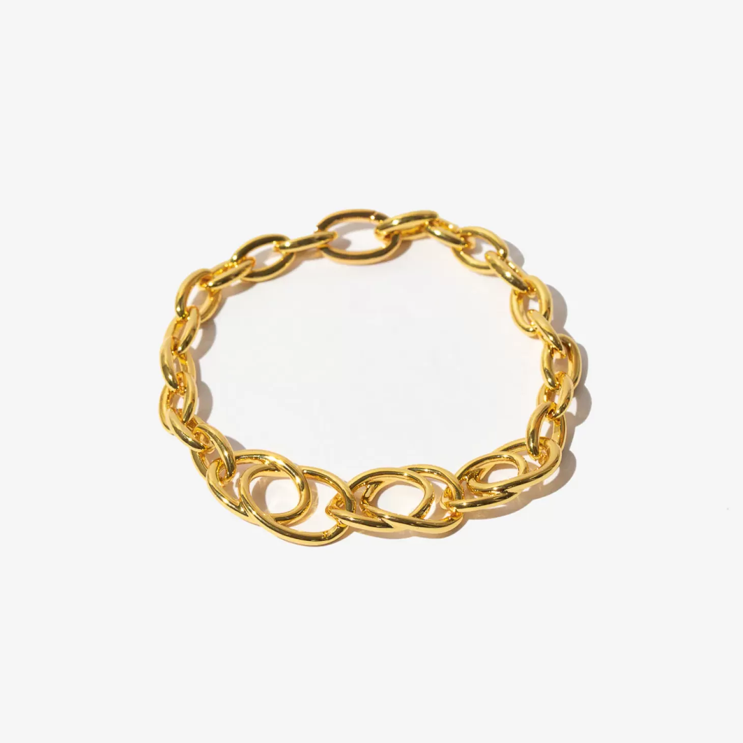 Astrid & Miyu Orbit Chain Bracelet In Gold 18K Gold Plated Discount