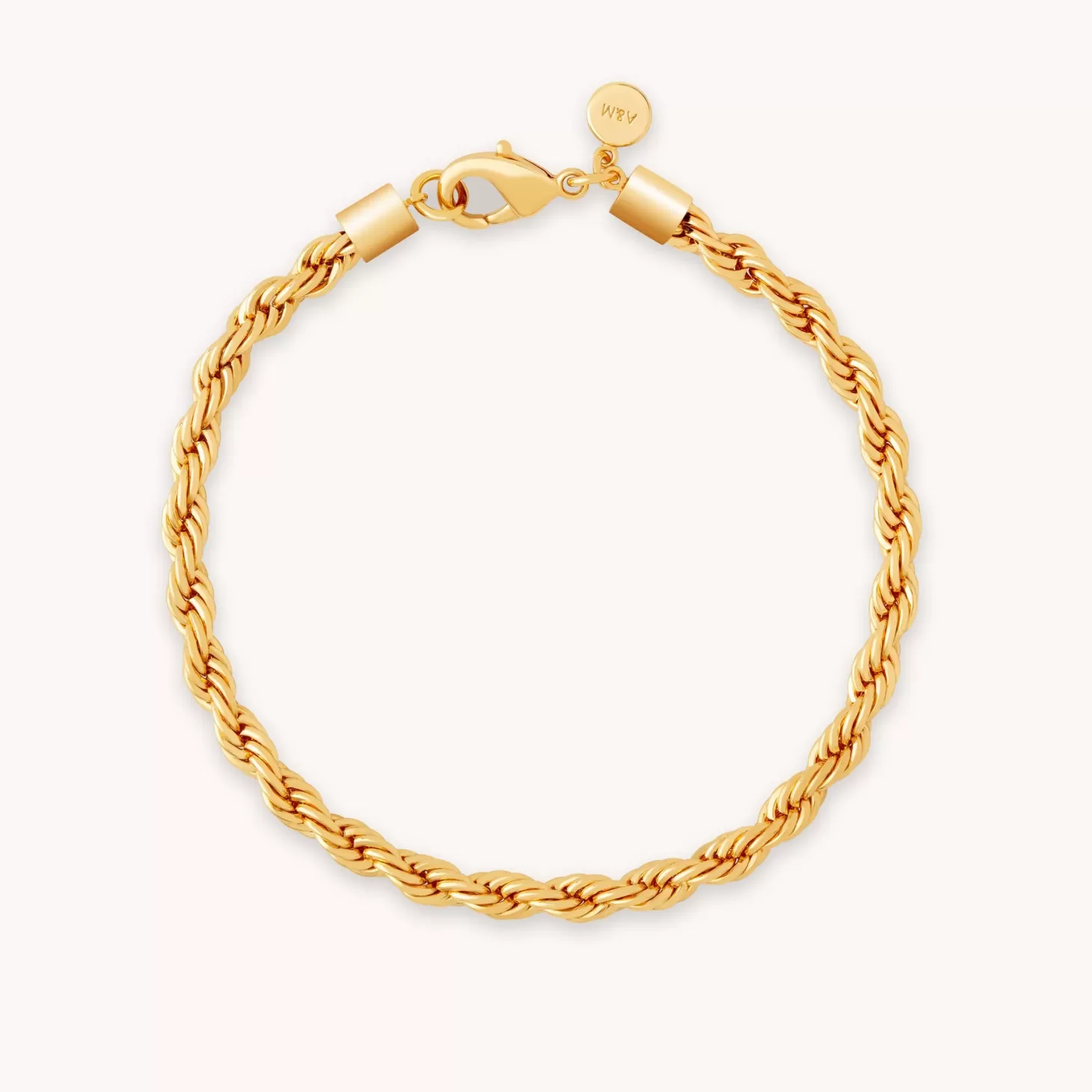 Astrid & Miyu Rope Bold Chain Bracelet In Gold 18K Gold Plated Cheap